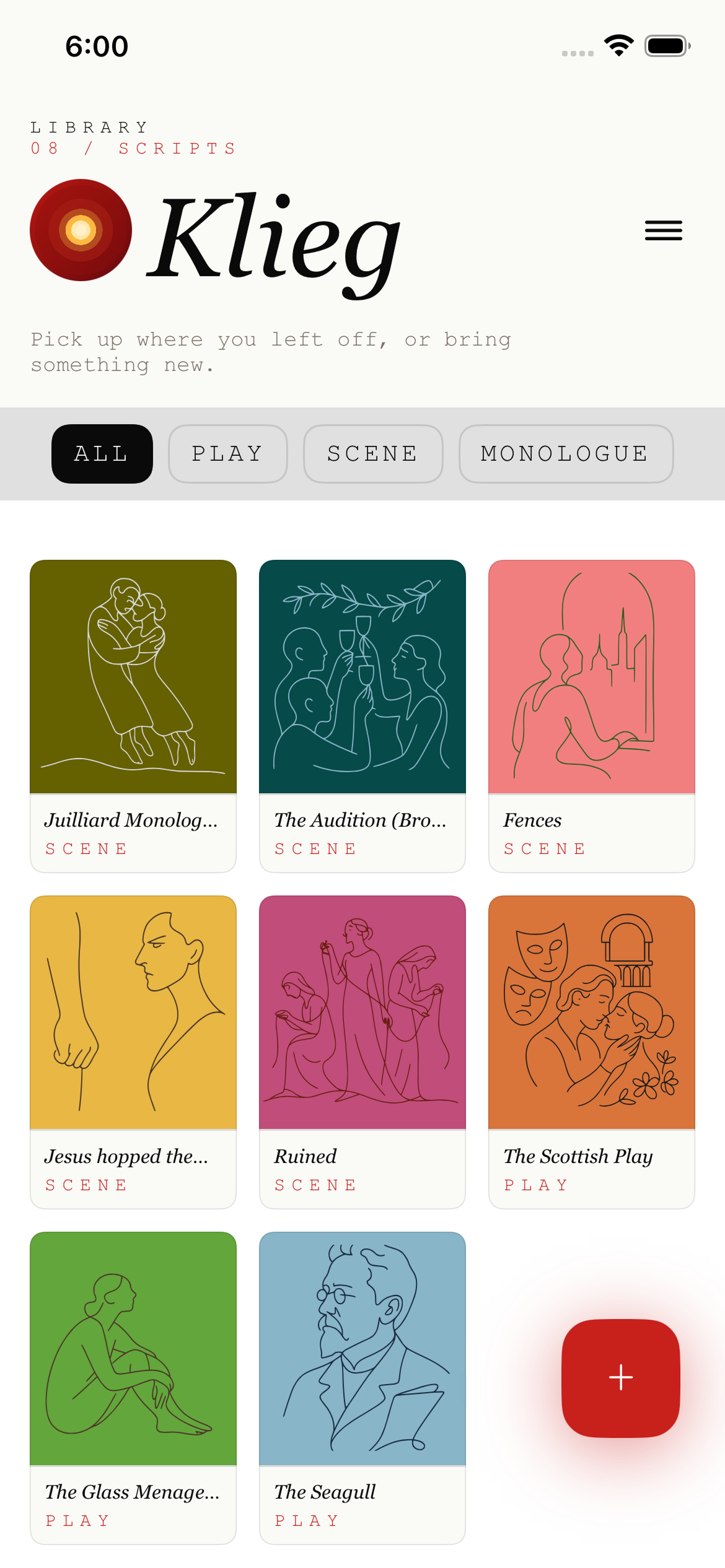Klieg library — all your scripts
